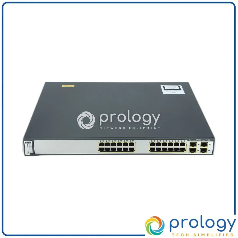 Коммутатор Cisco WS-C3750G-24PS-S Catalyst 3750G 24 Port PoE Gigabit Switch