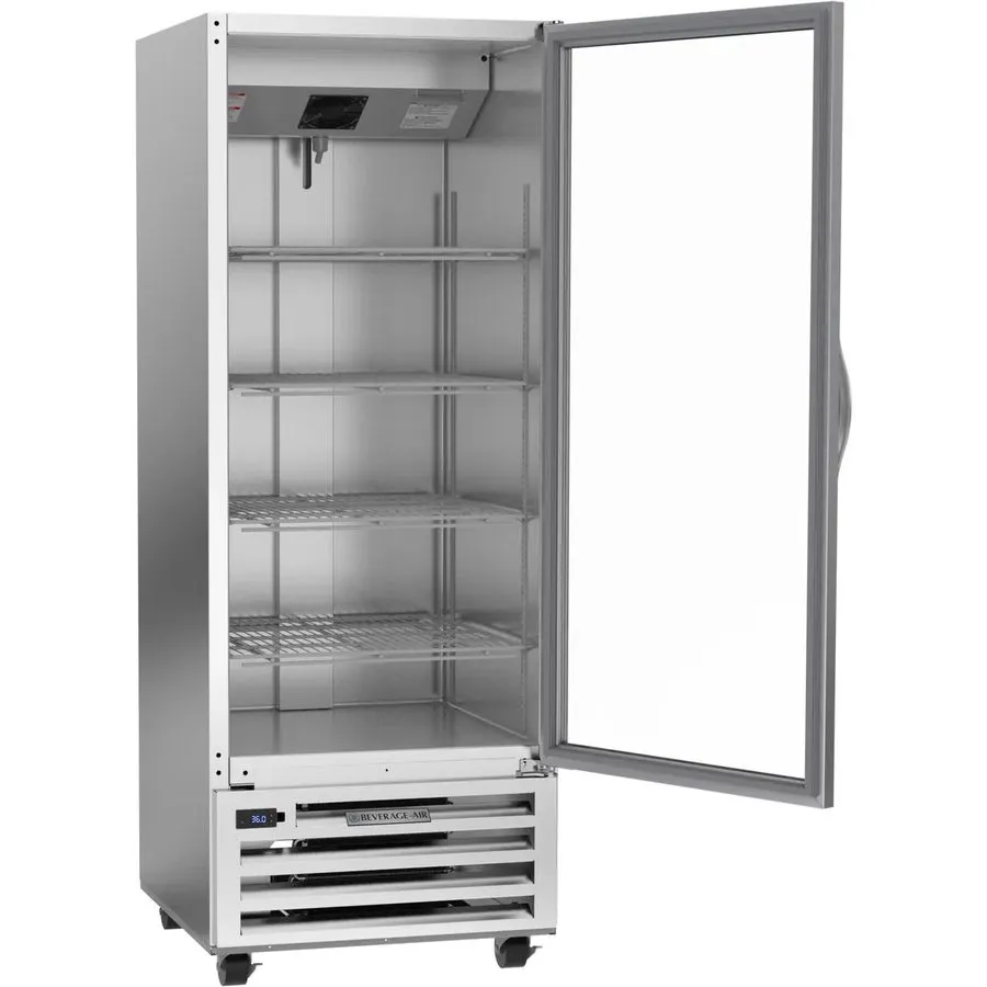 Холодильный шкаф Beverage Air RI18HC-G 16.85 Cubic Foot Glass Door Reach-In Refr