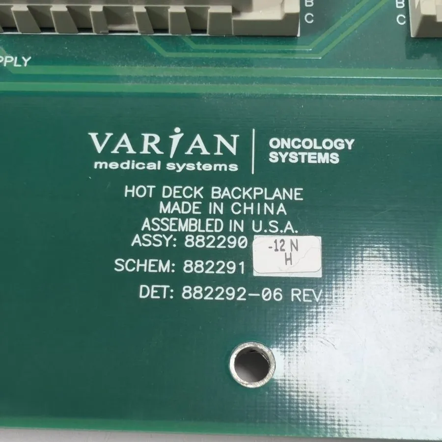 Бэкплейн Varian 88229015-S PCB Hot Deck Backplane LINAC Linear Accelerator — фото лота 1