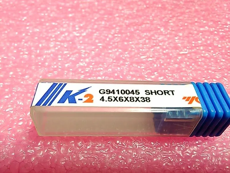 Режущий инструмент YG K-2 4.5mm 3 Flute, short Carbide End Mill 4.5x6x8x38 G9410 — фото лота 2