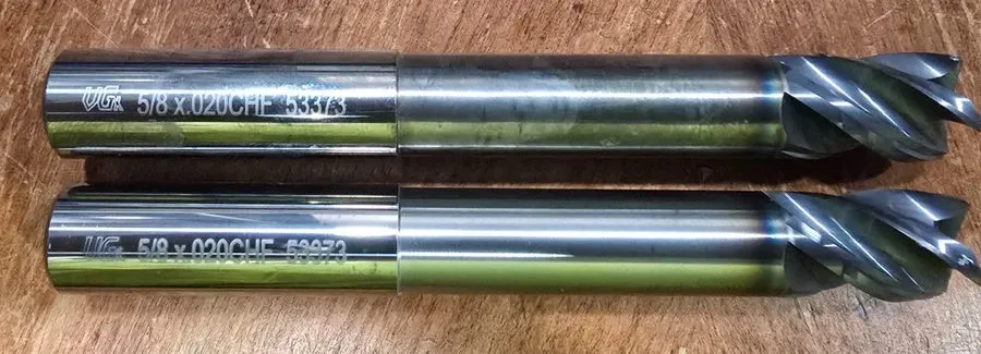 Режущий инструмент HY-PRO CARB VG446-6253 Carbide End Mill, 5/8" x 3/4" x .020" — фото лота 1