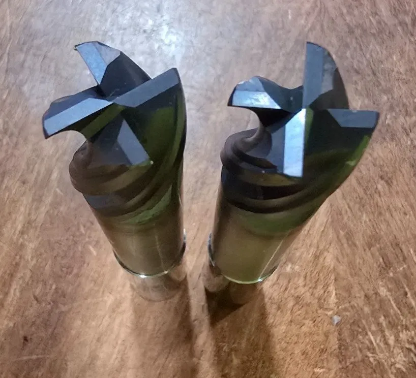 Режущий инструмент HY-PRO CARB VG446-6253 Carbide End Mill, 5/8" x 3/4" x .020" — фото лота 2