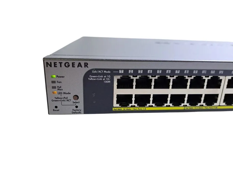 Коммутатор NETGEAR GS752TP 48-Port Gigabit PoE+ Smart Pro Switch with 4 SFP Port