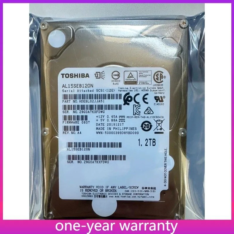 Жёсткий диск Cisco 58-100249-01 1.2TB 10K RPM SAS 12Gbps 2.5" HDD Toshiba AL15SE