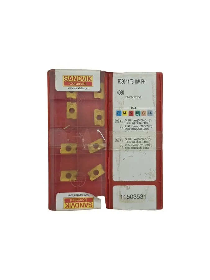 Режущий инструмент 25pk MILLING INSERT R390-11 T3 08M-KL 3040 Sandvik Coromant