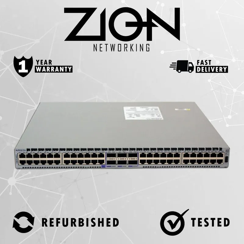 Коммутатор Arista DCS-7280TR-48C6-R 48x 10GbE RJ45 6x 100GbE QSFP28 Ports Switch