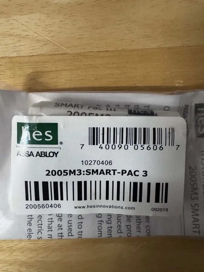 Оборудование видеонаблюдения HES ASSA ABLOY 2005M3: Smart Pac 3 Electric Strike 