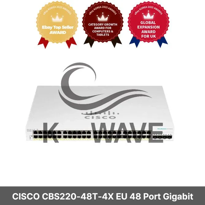 Коммутатор CISCO CBS220-48T-4X EU 48 Port Gigabit Switch 10G 4SFP+ / Express