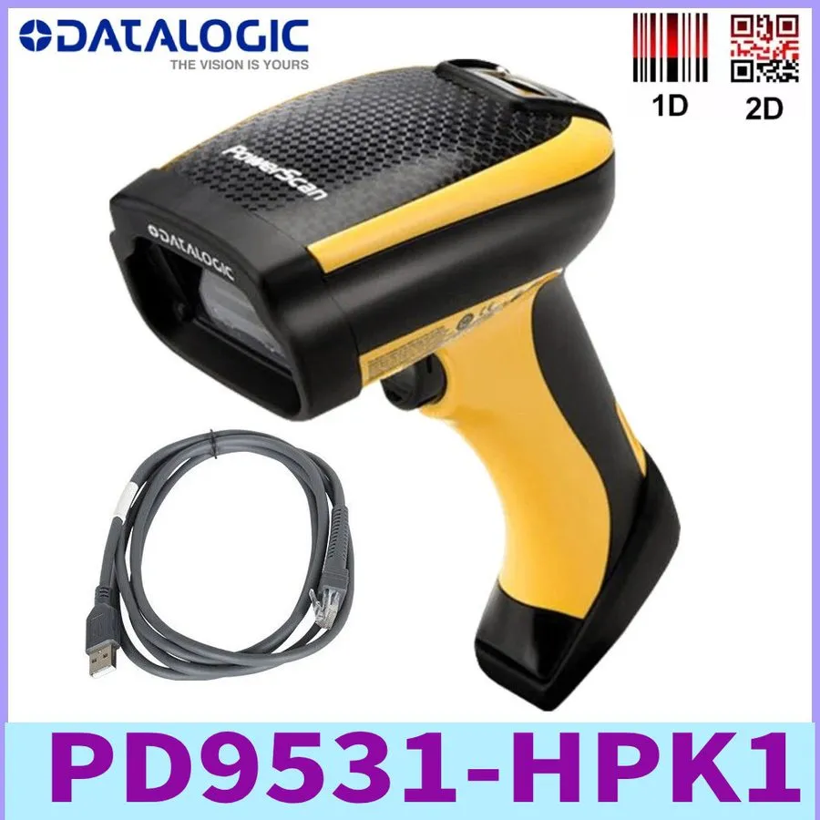 Сканер штрих-кода Datalogic PowerScan PD9531-HPK1 1D/2D Corded Handheld Imager U — фото лота 1
