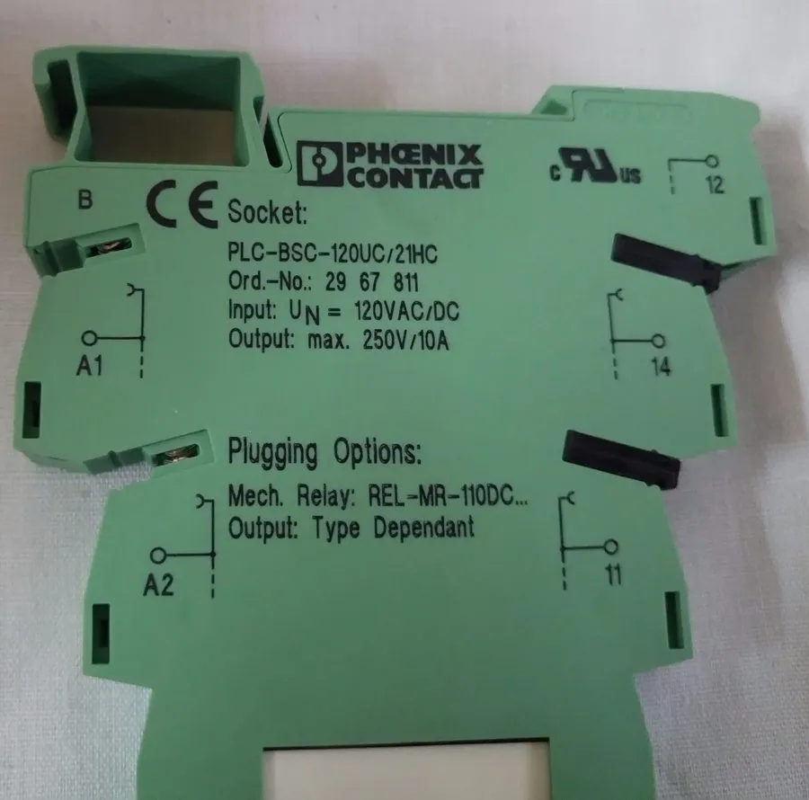 Колодка реле Phoenix Contact 2967811 PLC-BSC-120UC/21HC Relay Socket w/2961338 R
