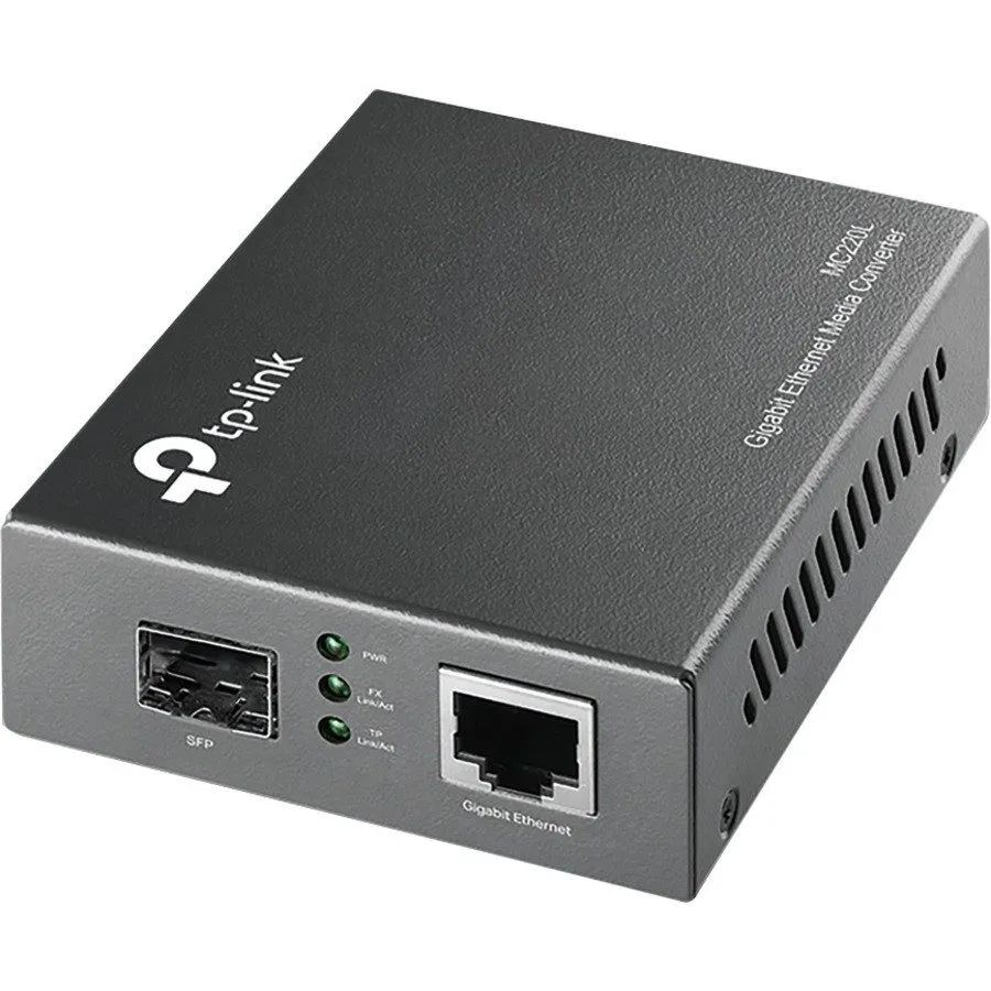 Медиаконвертер TP-Link MC220L Gigabit Ethernet SFP to RJ45 Fiber Media Converter