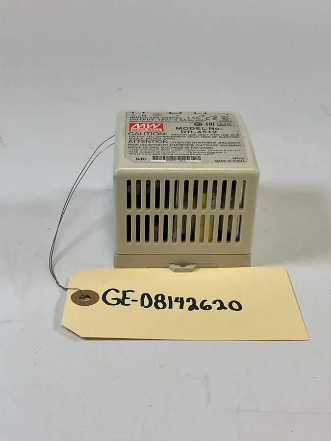 Блок питания Mean Well DR-4512 DIN Rail Power Supply 12V DC 3.5A 42W — фото лота 1