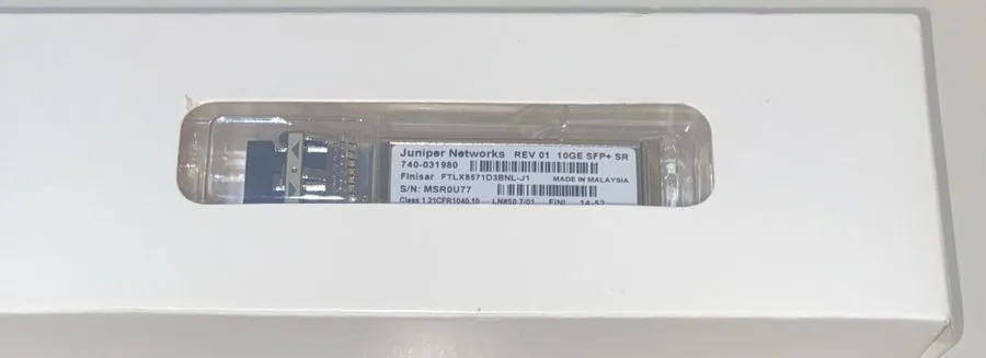 Трансивер X6 Juniper Networks 10GE SFP+ SR 740-031980 740-021308 850nm MMF Trans