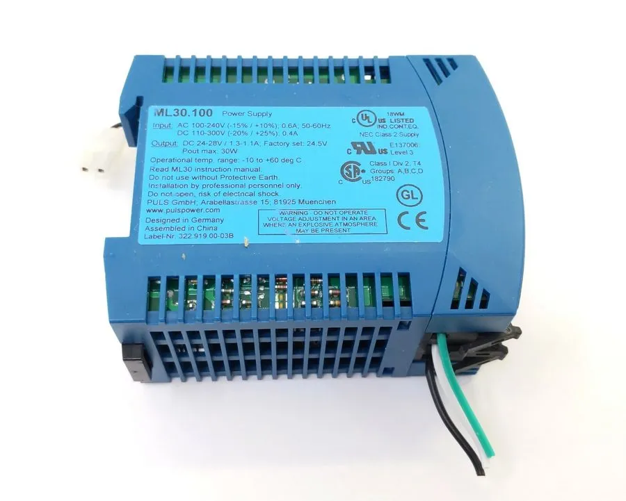 Блок питания PULS ML30.100 AC-DC Power Supply 30W 24 to 28VDC DIN Rail Input: 10