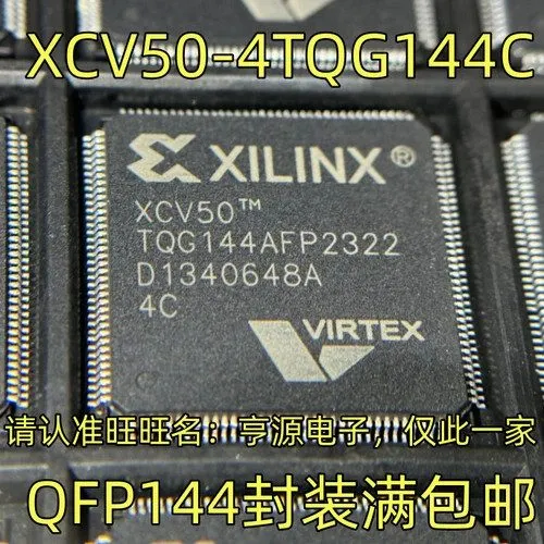 Микросхема ПЛИС XCV50-4TQ144C XILINX IC FPGA 98 I/O 144TQFP