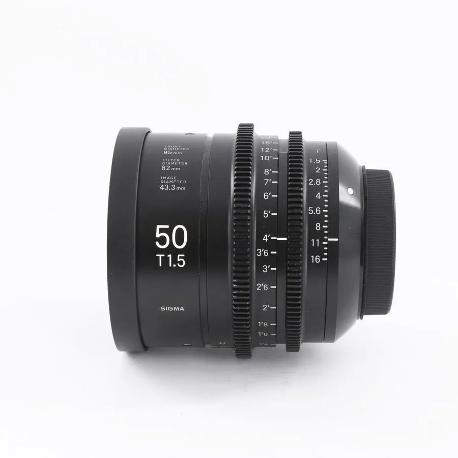 Объектив SIGMA 50mm T1.5 FF High-Speed Cine Lens для Canon (FPP010803) — фото лота 1