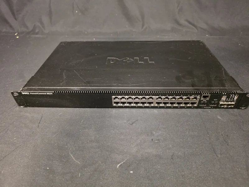 Коммутатор Dell PowerConnect 5524 24 Port Gigabit PoE 2x 10GbE SFP+ Switch — фото лота 1