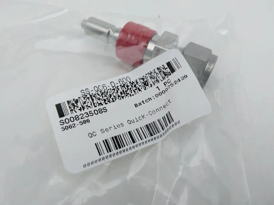 Клапан Swagelok SS-QC6-D-600 QUICK CONNECT STEM W/VALVE 0.5 Cv 3/8 in. Fitting