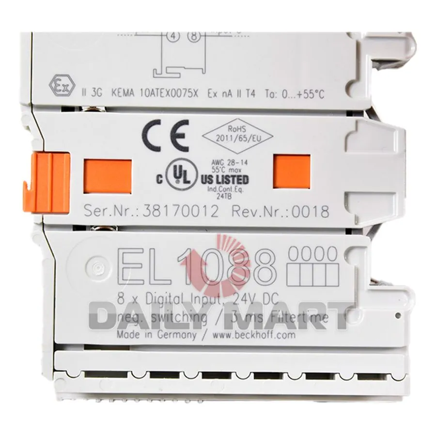 Модуль ввода-вывода Beckhoff EL1088 EtherCat 24VDC 8-Channel Digital Input Termi