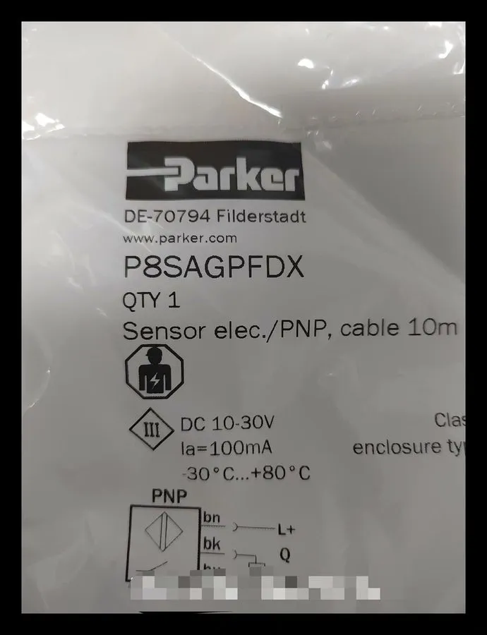 Пневмооборудование Parker P8SAGPFDX pneumatic element