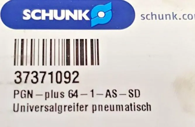 Робот Schunk PGN+64-1-AS-SD Pneumatic Parallel Gripper 2-Finger SKU 37371092 — фото лота 2