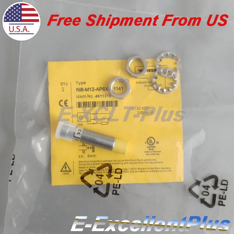 Датчик приближения Turck Ni8-M12-AP6X-H1141 Inductive Proximity Sensor, 8mm, 10-