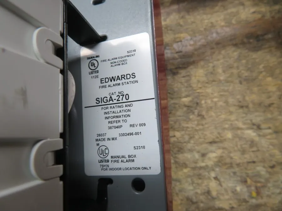 Оборудование пожарной сигнализации PACK OF THREE EDWARDS SIGA-270 FIRE ALARM MAN