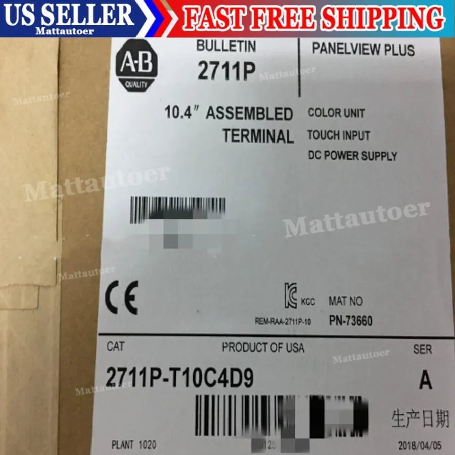 Панель оператора Allen Bradley 2711P-T10C4D9 /A PanelView Plus Touch Terminal