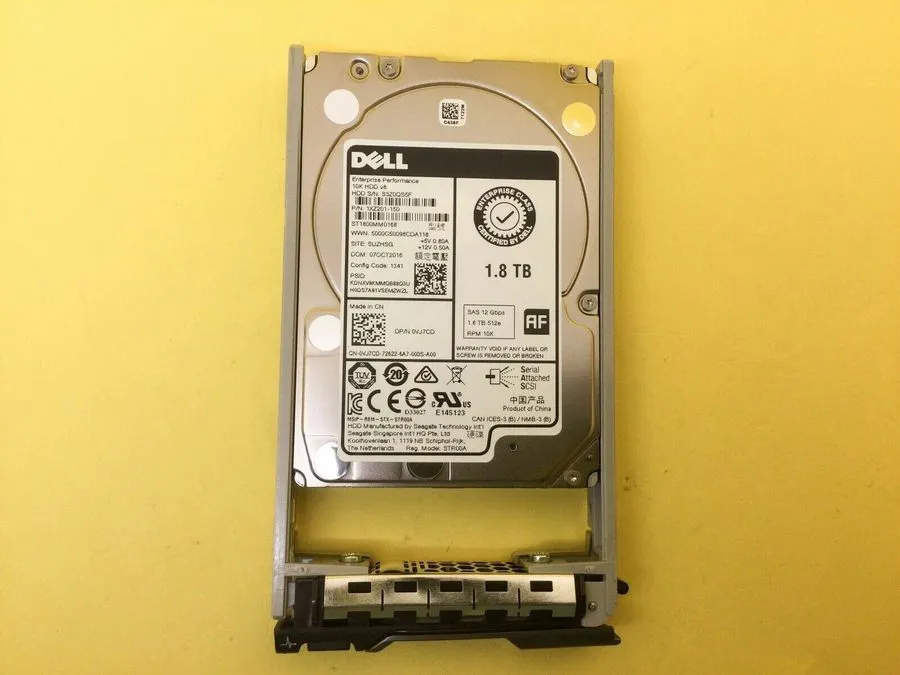 Жёсткий диск 0VJ7CD DELL 1.8TB 10K 12Gbps SAS 2.5'' ENT HARD DRIVE HDD VJ7CD