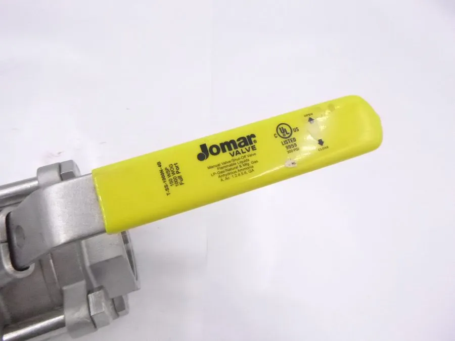 Клапан Jomar T-SS-1000N-4B 2"Npt Ball Valve Stainless Steel CF8M Full Port 1000W