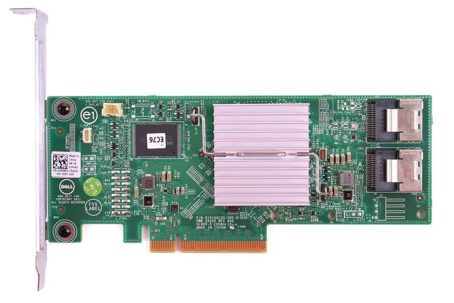 Контроллер x Dell PERC 3P0R3 6Gb/s SAS SATA PCI-E 2.0 x8 RAID Controller