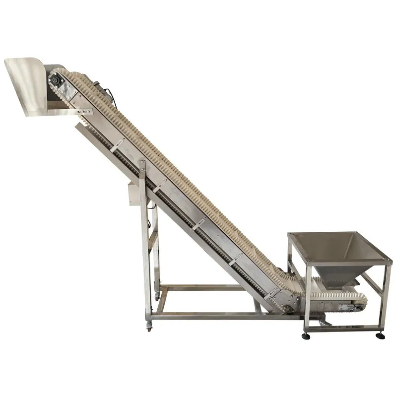 Конвейер 220V Skip Type Stainless Steel Feeder Conveyor Bucket Elevator 400W 6.2