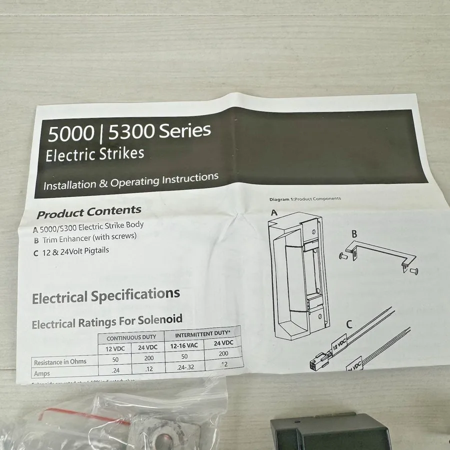 Оборудование видеонаблюдения 5000C-12/24D-630 Assa Abloy HES Electric Strike Com