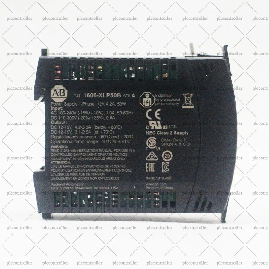 Блок питания Allen-Bradley 1606-XLP50B Bulletin 1606 DIN Rail Power Supply 50W 1