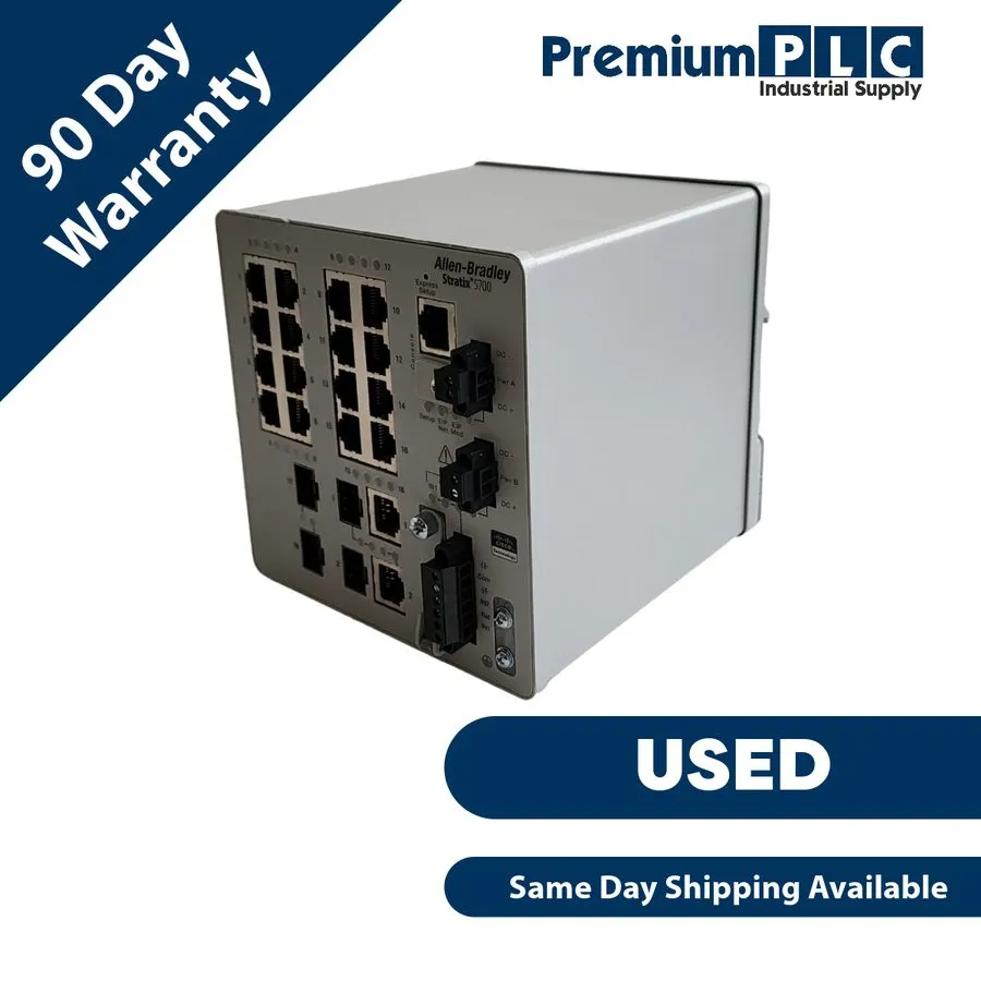 Коммутатор Allen-Bradley 1783-BMS20CGP Stratix 5700 Ethernet Switch, 18-Port w/2 — фото лота 1