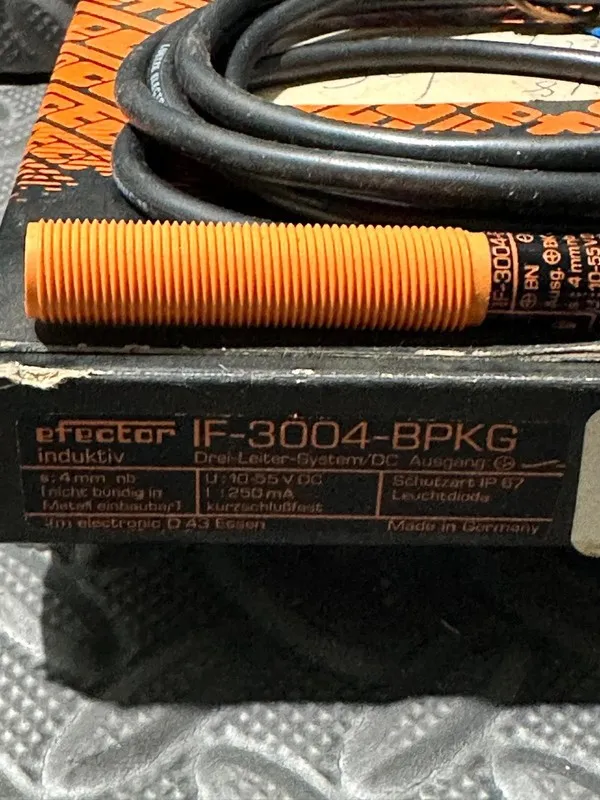Датчик приближения IFM EFECTOR IF-3004-BPKG INDUCTIVE PROXIMITY SENSOR NSNP — фото лота 2