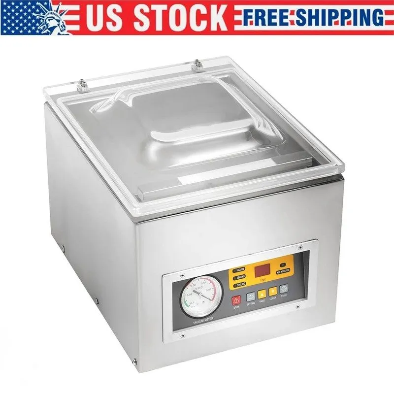 Вакуумный упаковщик VEVOR DZ-260A Chamber Vacuum Sealer 6.5cbm/h Pump 260W Food 