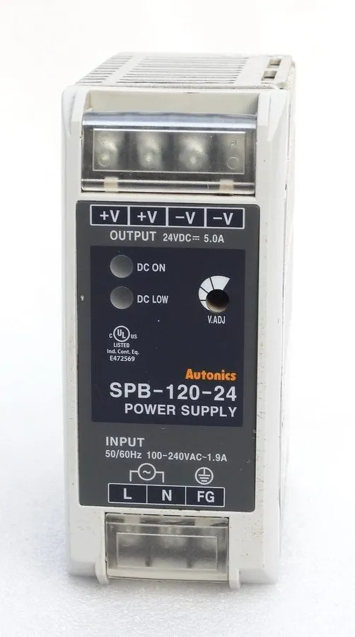 Блок питания Autonics SPB-120-24 Power Supply SMPS DIN Rail 120W 24VDC 5A 50/60H