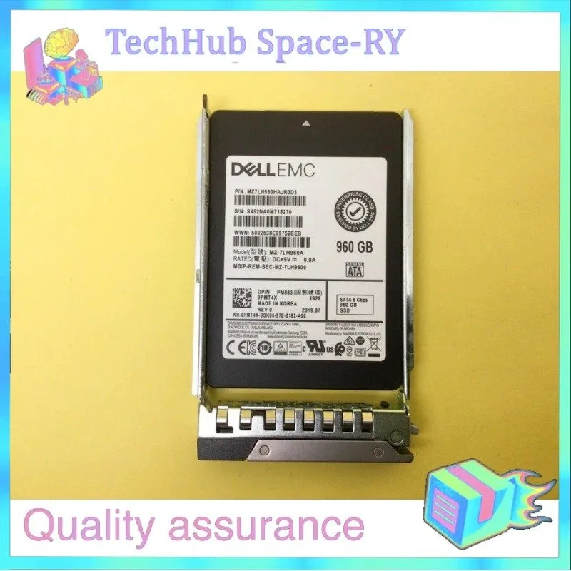 SSD-накопитель PMT4X 0PMT4X DELL EMC 960GB SATA 6Gb/s Intensive 2.5'' SSD 14/15/