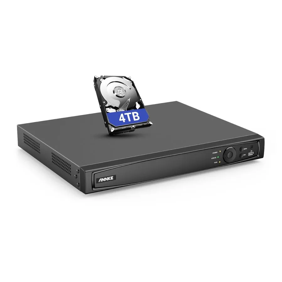 Видеорегистратор ANNKE 8CH/16CH 4K 8MP NVR IP Network Security Video Recorder H.