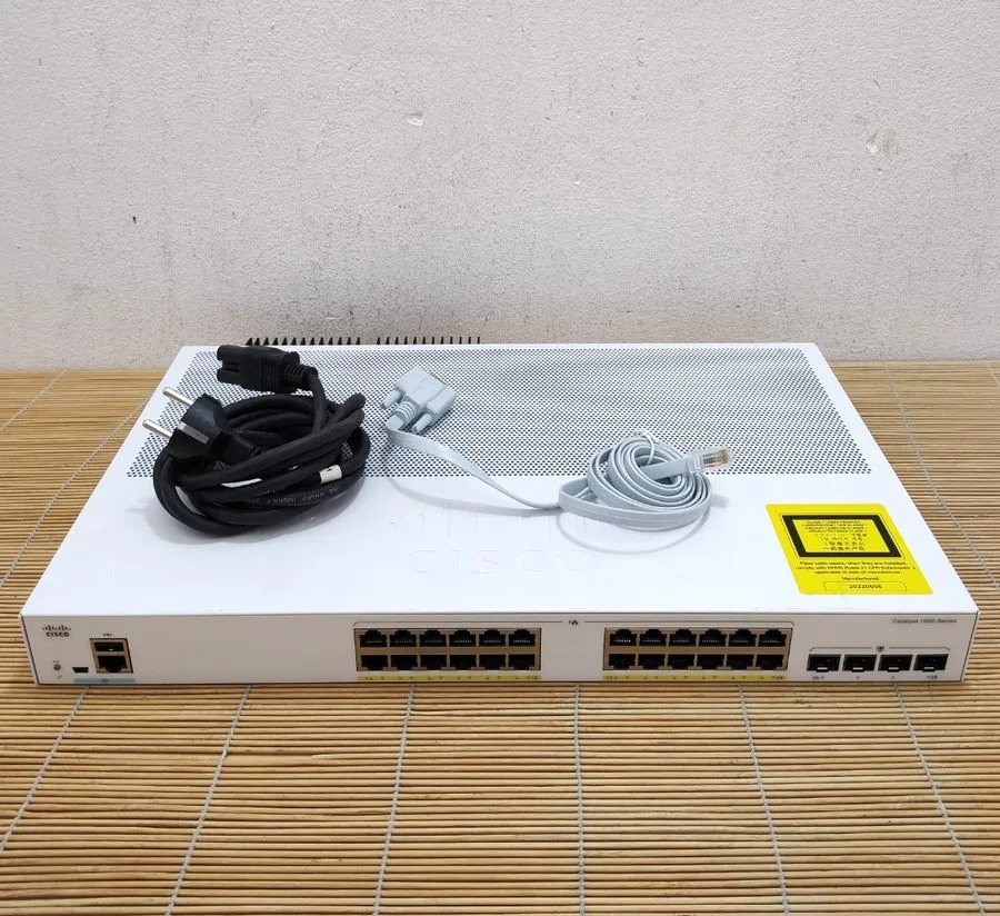 Коммутатор C1000-24P-4G-L Catalyst 1000 24-Port Gigabit PoE+ Switch 4x1G SFP 195