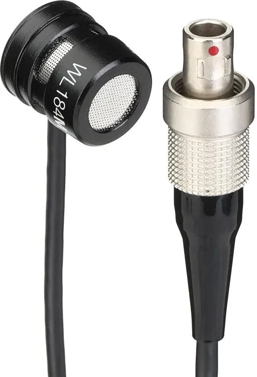Микрофон Shure WL184m Supercardioid Lavalier Microphone with TA4F Connector Blac — фото лота 1