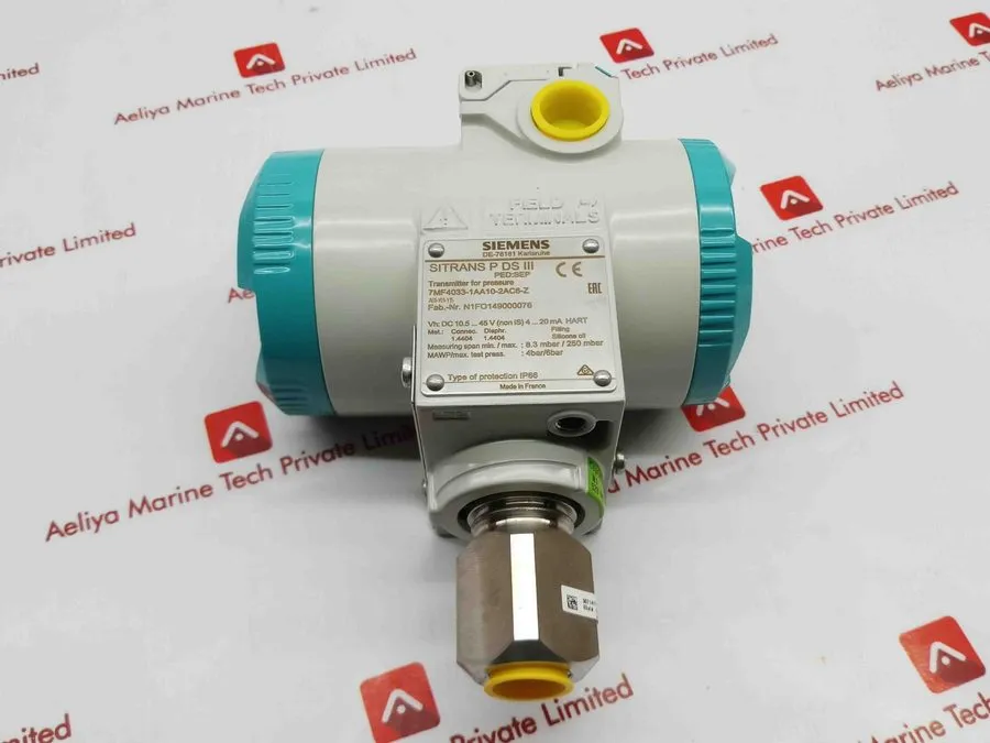 Датчик давления Siemens Gauge Pressure Transmitter Sitrans P DS III/P410 7MF4033