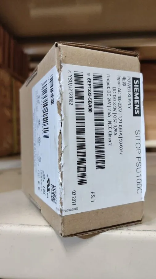 Блок питания SIEMENS 6EP1332-5BA00 SITOP PSU100C POWER SUPPLY 24 VDC