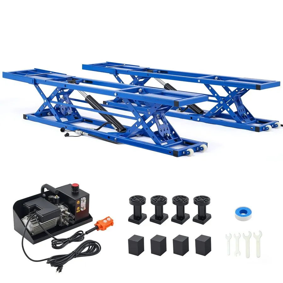 Автоподъёмник OMT 7000lb Portable Car Lift with 26.8" Max Height Auto Lock Remot