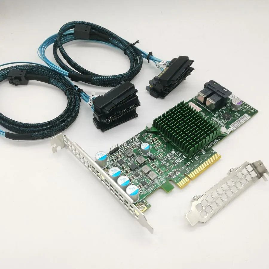 Кабель 9300-8i SAS9300-8I 12Gbps SAS SATA HBA IT mode ZFS FreeNAS unRAID+2*8643-