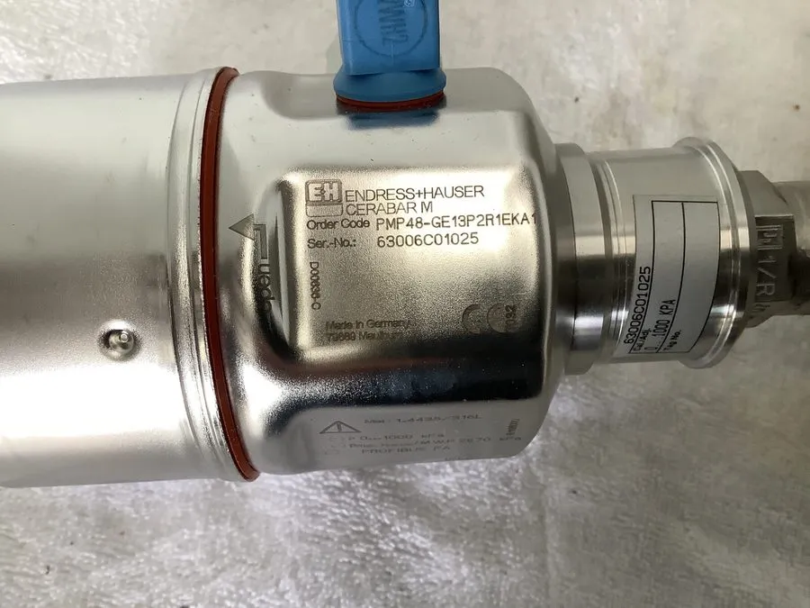 Датчик давления ENDRESS+HAUSER CERABAR M 0-1000KPA PRESSURE TRANSMITTER PMP48-GE