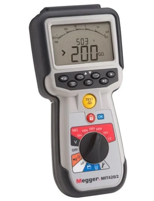 Тестер MIT420/2 megger Insulation resistance tester — фото лота 1