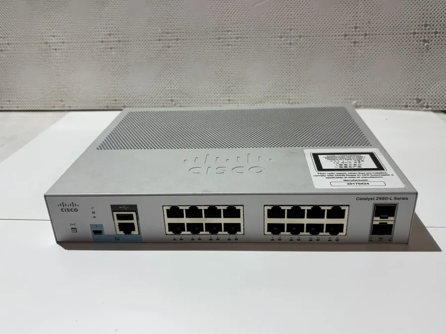 Коммутатор Cisco WS-C2960L-16TS-LL 16 Ports Managed Switch