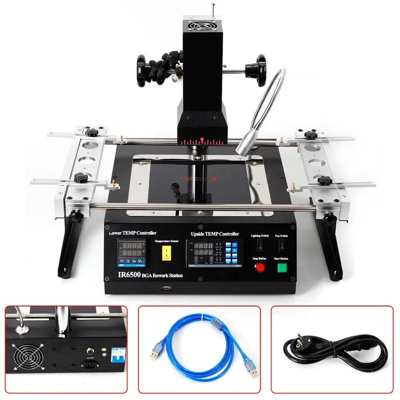 Паяльная станция 110V IR6500 BGA Rework Station Xbox360 PS3 Infrared Soldering&W